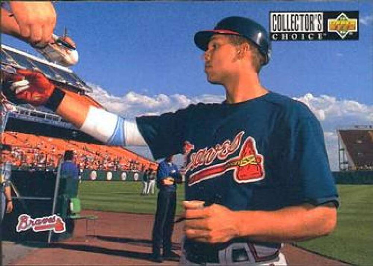 1994 Collector's Choice #332 David Justice TC VG Atlanta Braves 