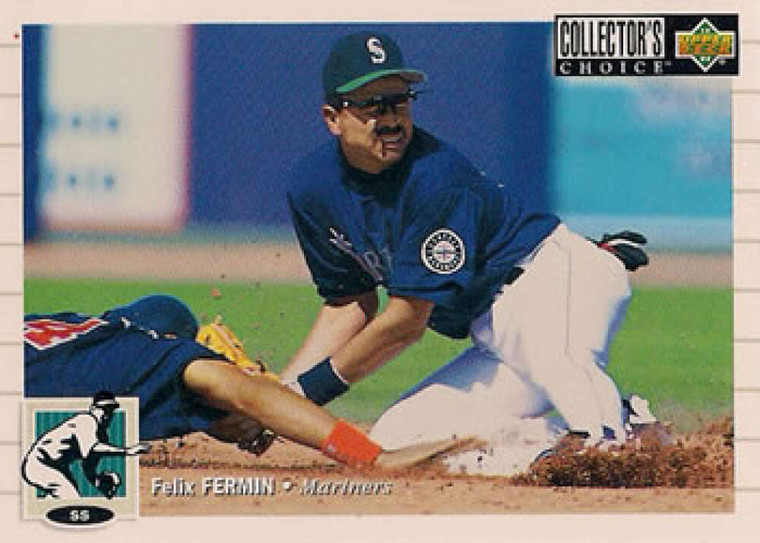 1994 Collector's Choice #387 Felix Fermin VG Seattle Mariners 