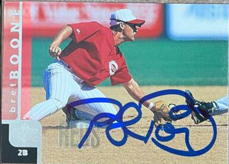 Bret Boone Autographed 1998 Upper Deck #336