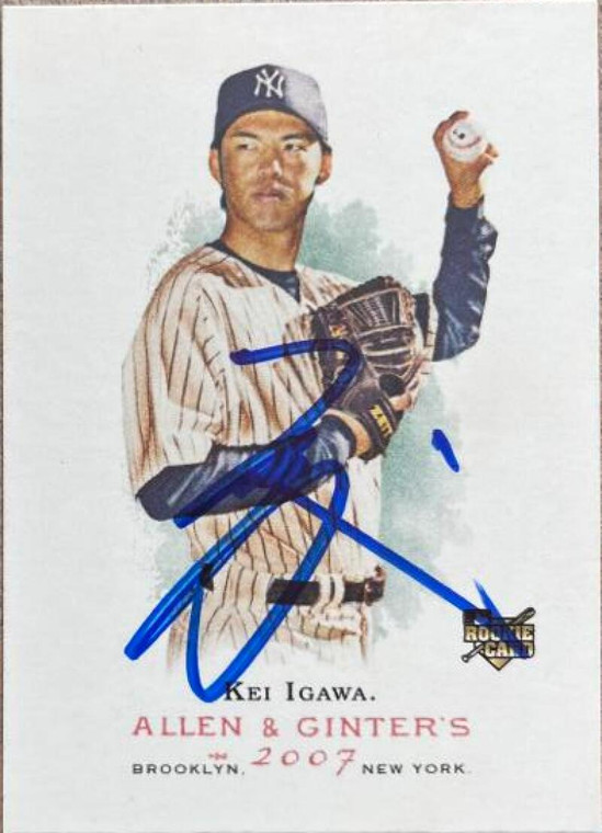 Kei Igawa Autographed 2007 Topps Allen & Ginter #14