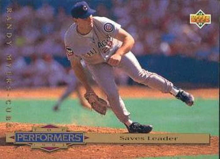 1994 Collector's Choice #308 Randy Myers TP VG Chicago Cubs 