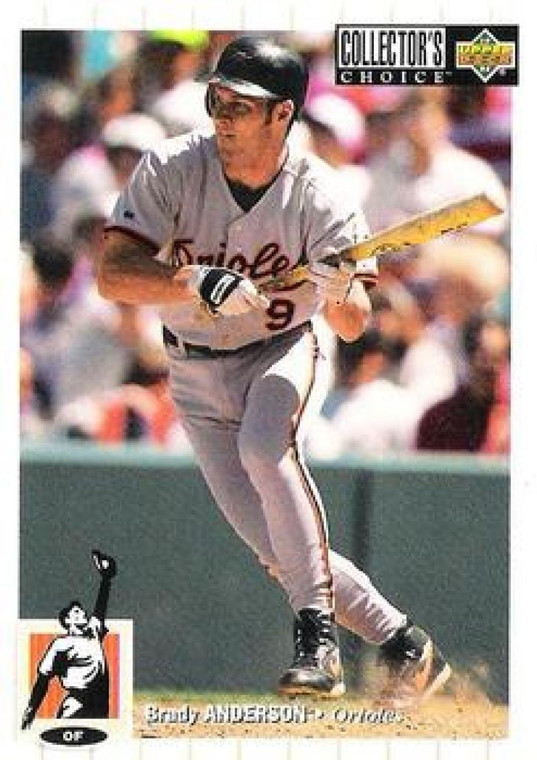 1994 Collector's Choice #405 Brady Anderson VG Baltimore Orioles 