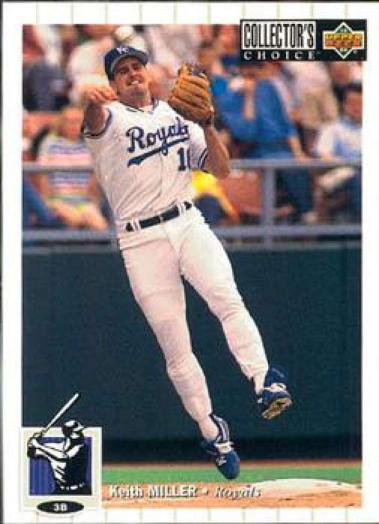 1994 Collector's Choice #409 Keith Miller VG Kansas City Royals 