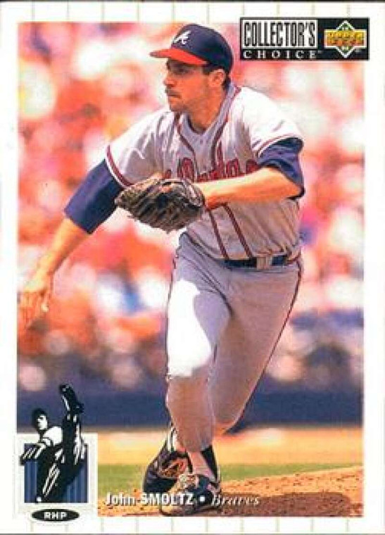 1994 Collector's Choice #420 John Smoltz VG Atlanta Braves 