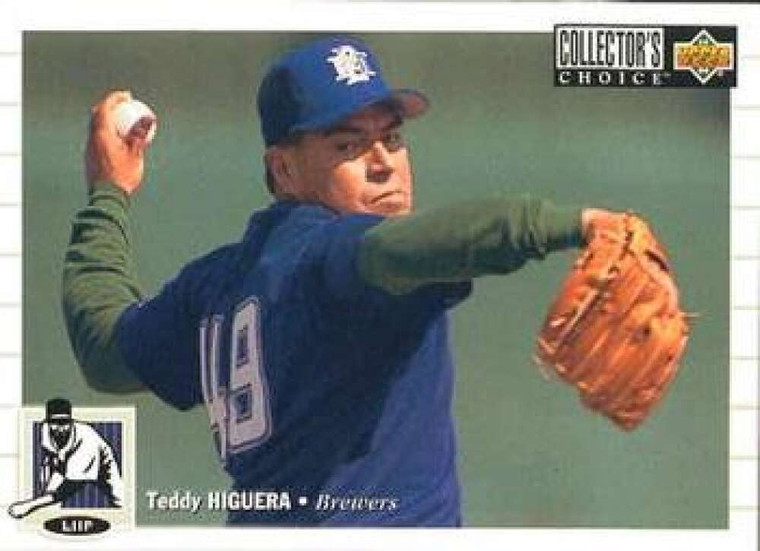 1994 Collector's Choice #451 Teddy Higuera VG Milwaukee Brewers 
