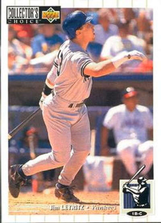 1994 Collector's Choice #453 Jim Leyritz VG New York Yankees 