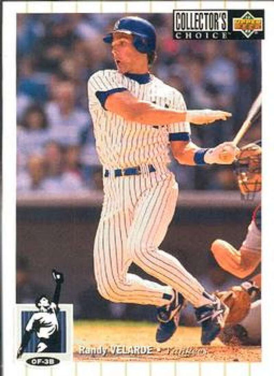 1994 Collector's Choice #498 Randy Velarde VG New York Yankees 