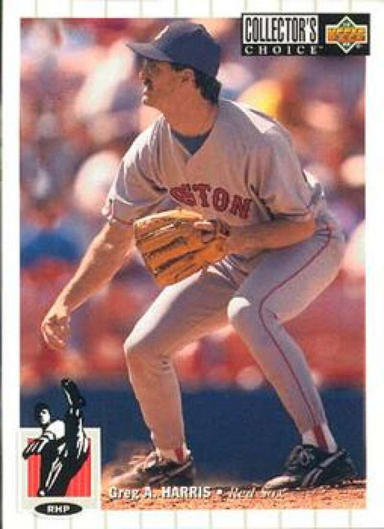 1994 Collector's Choice #506 Greg Harris VG Boston Red Sox 