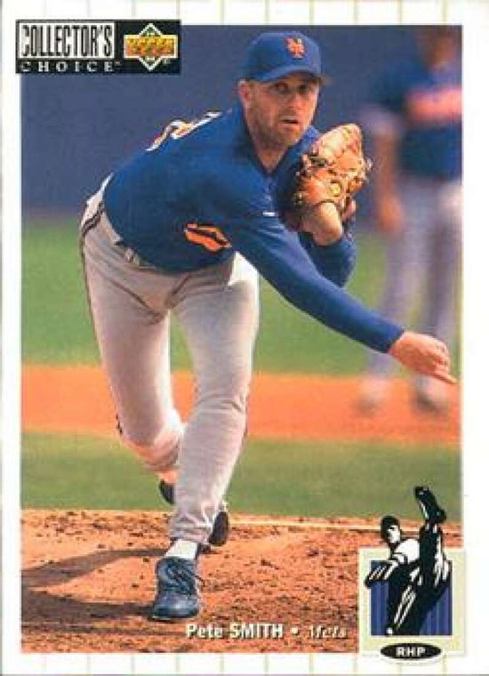 1994 Collector's Choice #509 Pete Smith VG New York Mets 