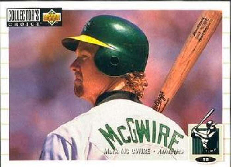 1994 Collector's Choice #525 Mark McGwire VG Oakland Athletics 