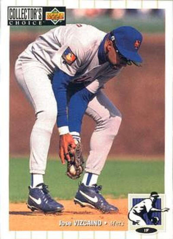 1994 Collector's Choice #532 Jose Vizcaino VG New York Mets 