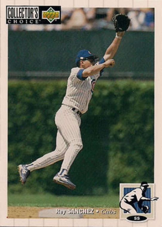 1994 Collector's Choice #558 Rey Sanchez VG Chicago Cubs 