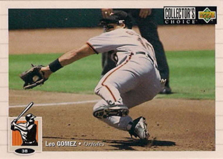 1994 Collector's Choice #615 Leo Gomez VG Baltimore Orioles 