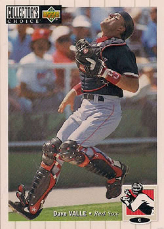 1994 Collector's Choice #627 Dave Valle VG Boston Red Sox 