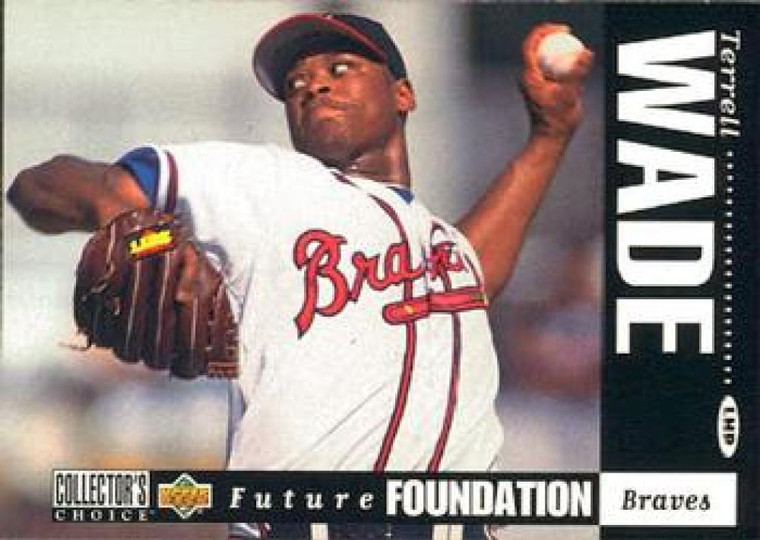 1994 Collector's Choice #649 Terrell Wade VG RC Rookie Atlanta Braves 