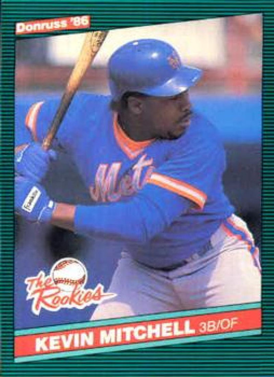 1986 Donruss Rookies #17 Kevin Mitchell NM-MT RC Rookie New York Mets 