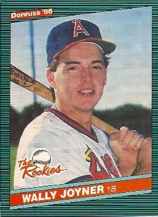 1986 Donruss Rookies #1 Wally Joyner NM-MT RC Rookie California Angels 