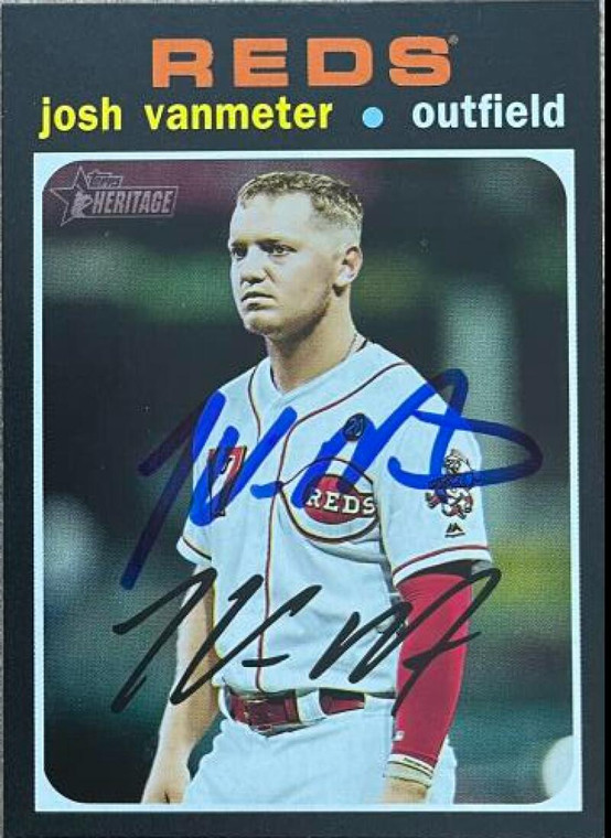 Josh VanMeter Autographed 2020 Topps Heritage #105