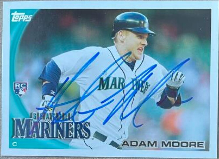 Adam Moore Autographed 2010 Topps #33