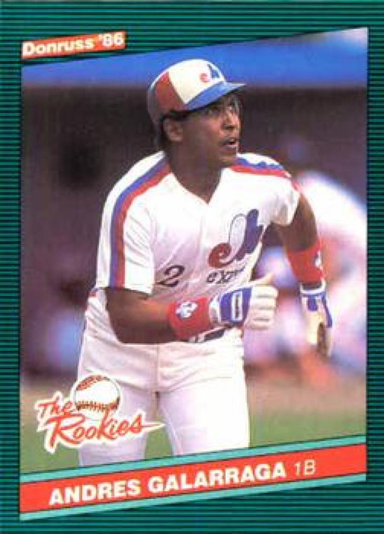 1986 Donruss Rookies #7 Andres Galarraga NM-MT Montreal Expos 