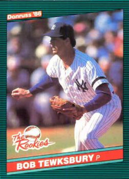 1986 Donruss Rookies #8 Bob Tewksbury NM-MT RC Rookie New York Yankees 