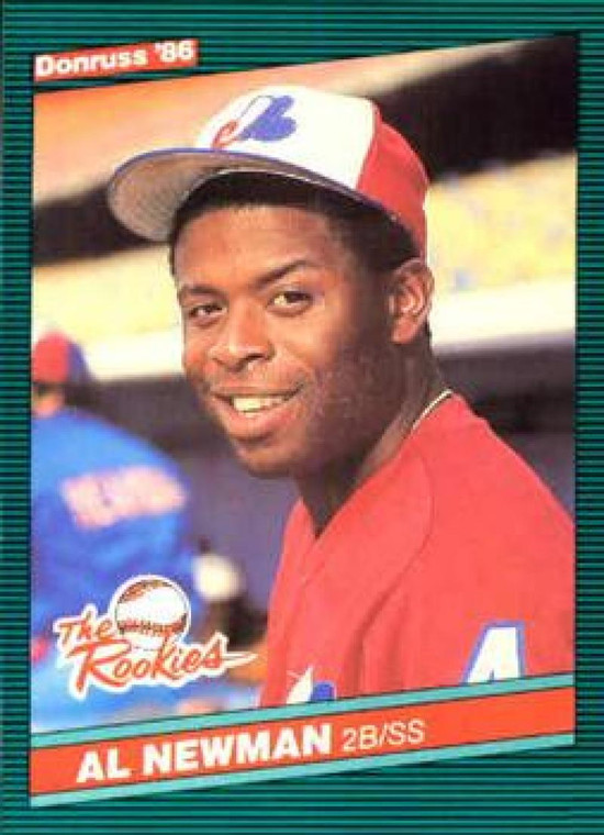 1986 Donruss Rookies #9 Al Newman NM-MT RC Rookie Montreal Expos 