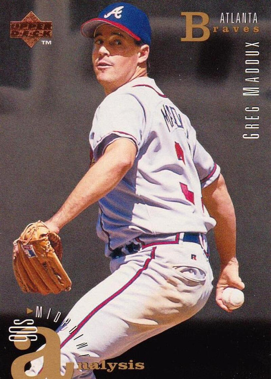 1995 Upper Deck #101 Greg Maddux ANA VG Atlanta Braves 