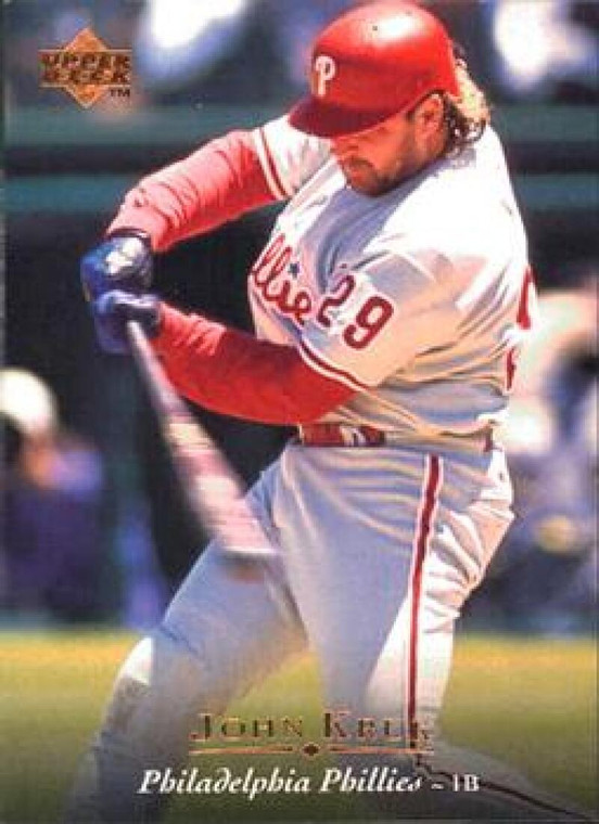 1995 Upper Deck #145 John Kruk VG Philadelphia Phillies 