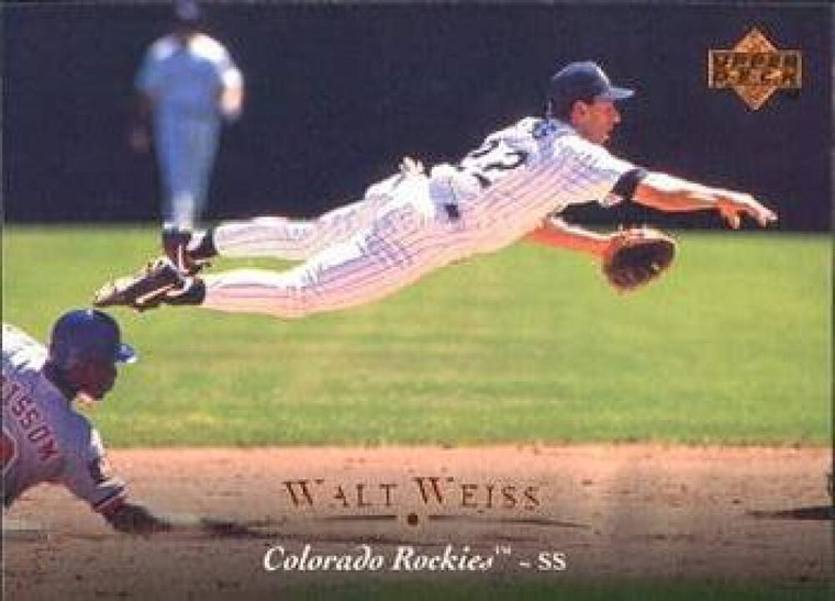 1995 Upper Deck #413 Walt Weiss VG Colorado Rockies 