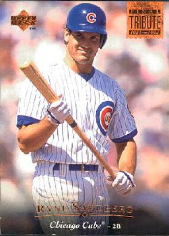 1995 Upper Deck #447 Ryne Sandberg TRIB VG Chicago Cubs 