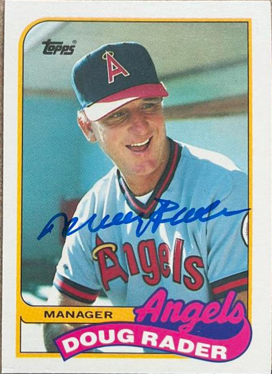 Doug Rader Autographed 1989 Topps Traded #99T