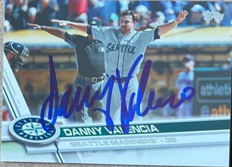 Danny Valencia Autographed 2017 Topps #499