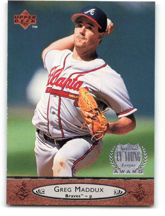 1996 Upper Deck #10 Greg Maddux VG Atlanta Braves 