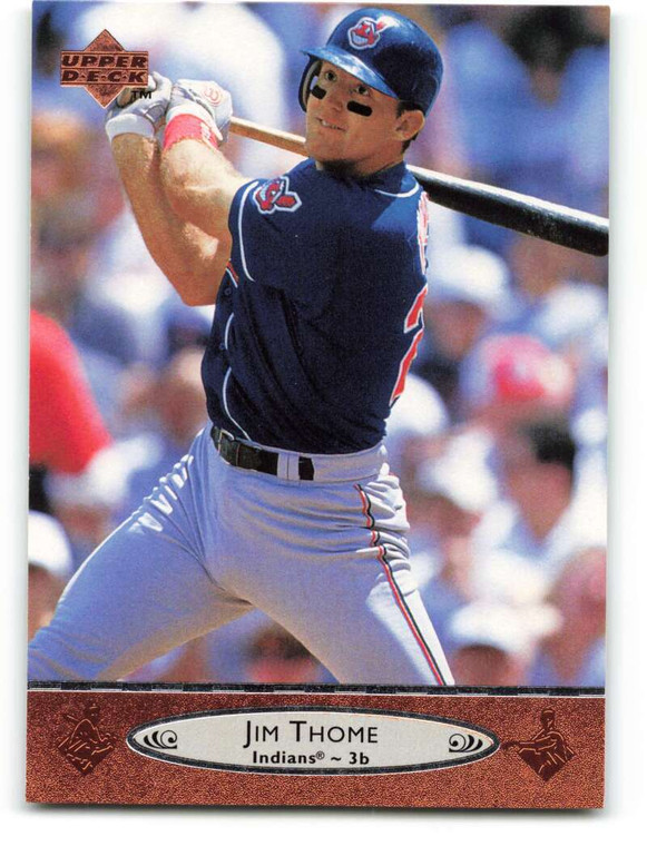 1996 Upper Deck #54 Jim Thome VG Cleveland Indians 