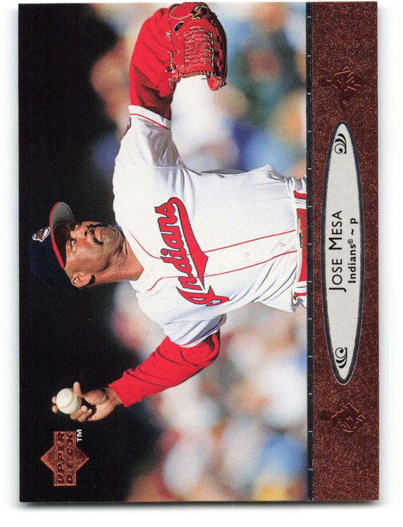 1996 Upper Deck #57 Jose Mesa VG Cleveland Indians 