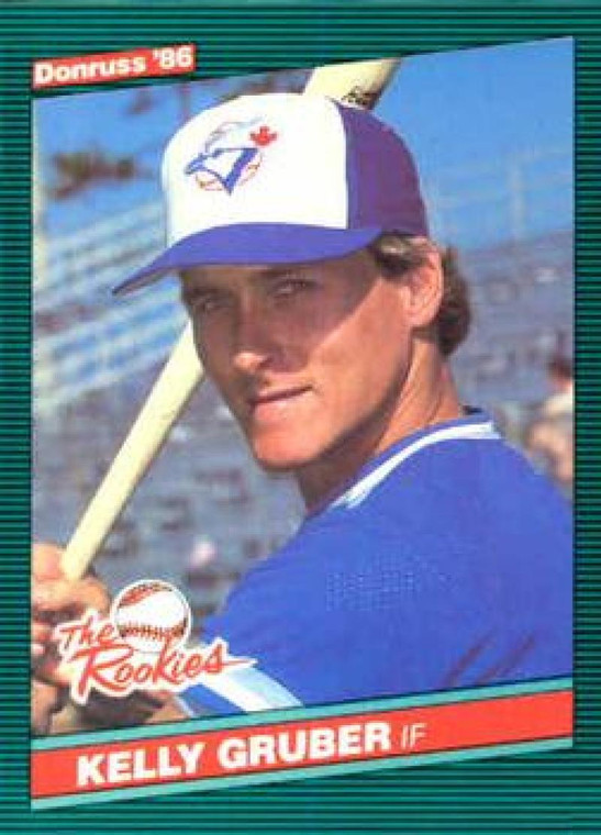 1986 Donruss Rookies #16 Kelly Gruber NM-MT Toronto Blue Jays 