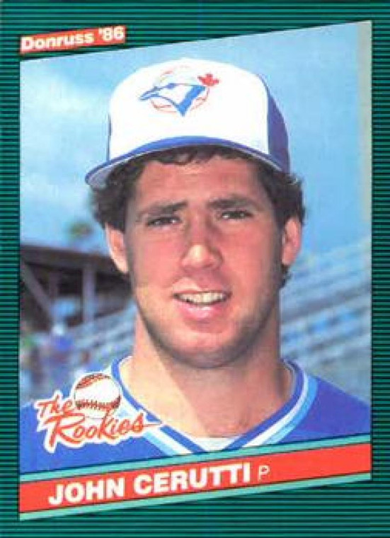 1986 Donruss Rookies #20 John Cerutti NM-MT RC Rookie Toronto Blue Jays 