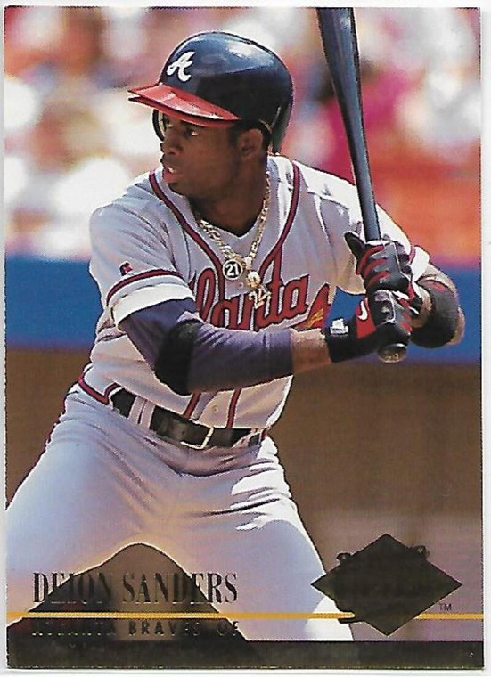 1994 Ultra #156 Deion Sanders VG Atlanta Braves 