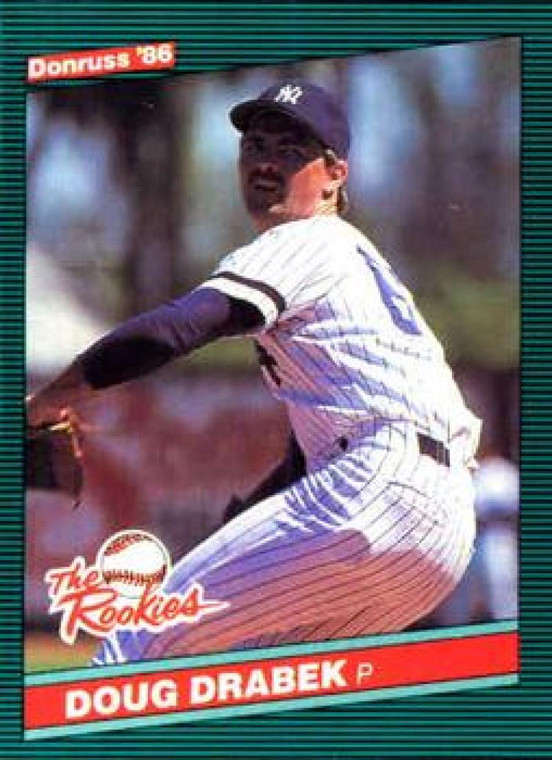 1986 Donruss Rookies #31 Doug Drabek NM-MT RC Rookie New York Yankees 