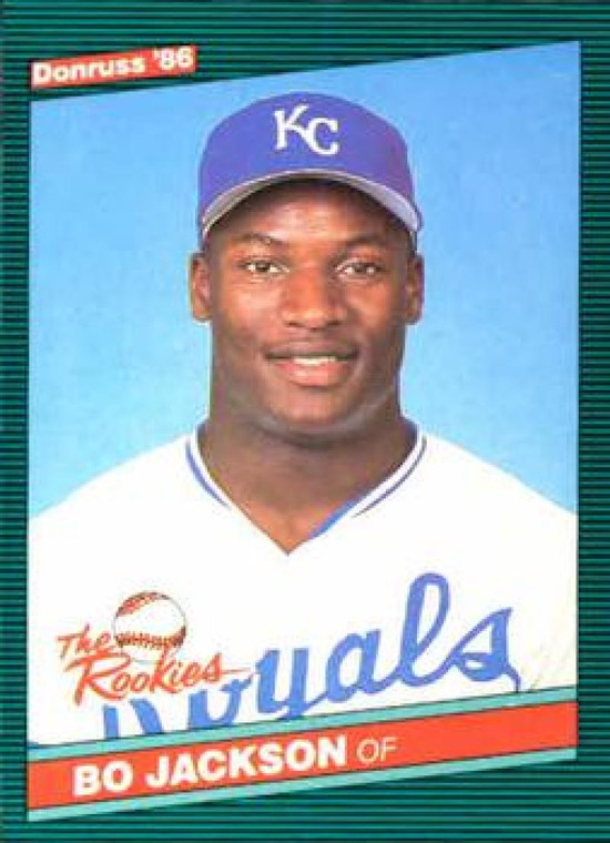 1986 Donruss Rookies #38 Bo Jackson NM-MT RC Rookie Kansas City Royals 