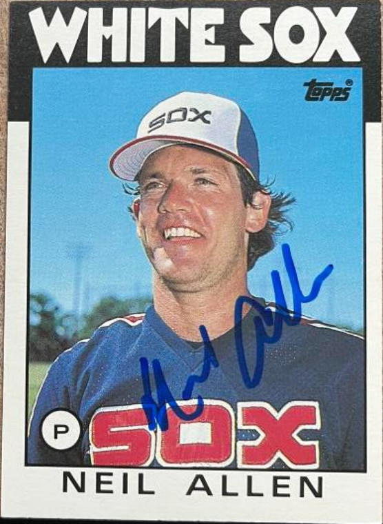 Neil Allen Autographed 1986 Topps Traded #2T