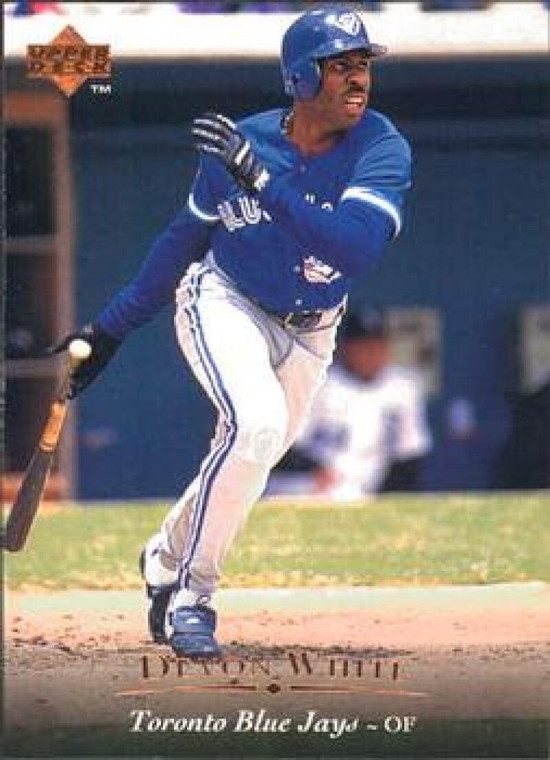 1995 Upper Deck #42 Devon White VG Toronto Blue Jays 