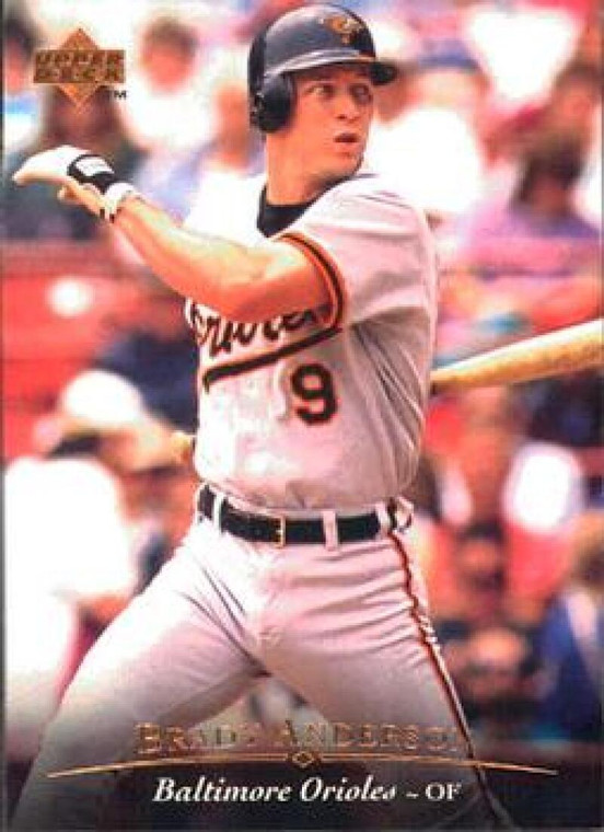 1995 Upper Deck #132 Brady Anderson VG Baltimore Orioles 