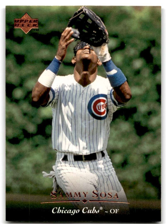 1995 Upper Deck #315 Sammy Sosa VG Chicago Cubs 