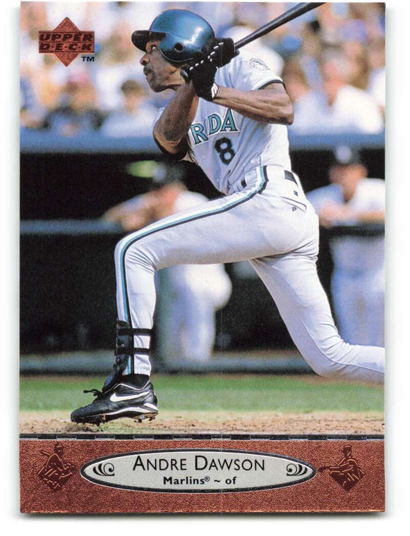 1996 Upper Deck #335 Andre Dawson VG Florida Marlins 