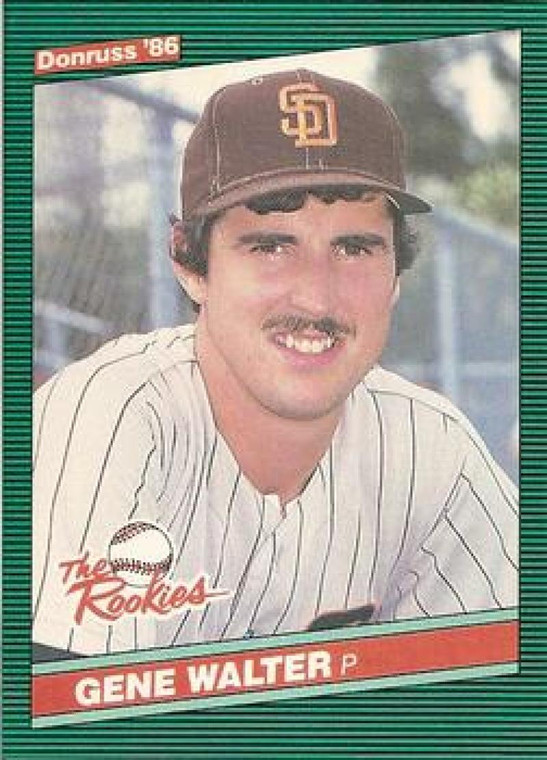 1986 Donruss Rookies #47 Gene Walter NM-MT RC Rookie San Diego Padres 