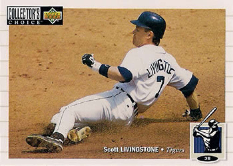 1994 Collector's Choice #421 Scott Livingstone VG Detroit Tigers 