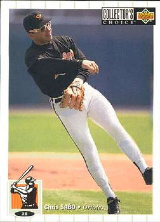 1994 Collector's Choice #485 Chris Sabo VG Baltimore Orioles 