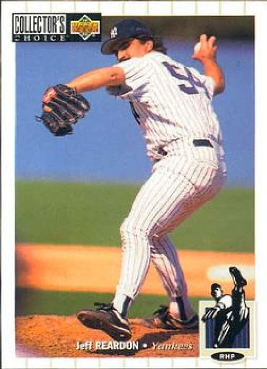 1994 Collector's Choice #592 Jeff Reardon VG New York Yankees 