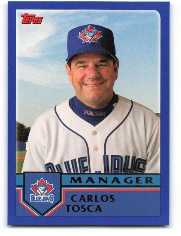 2003 Topps #291 Carlos Tosca MG VG Toronto Blue Jays 